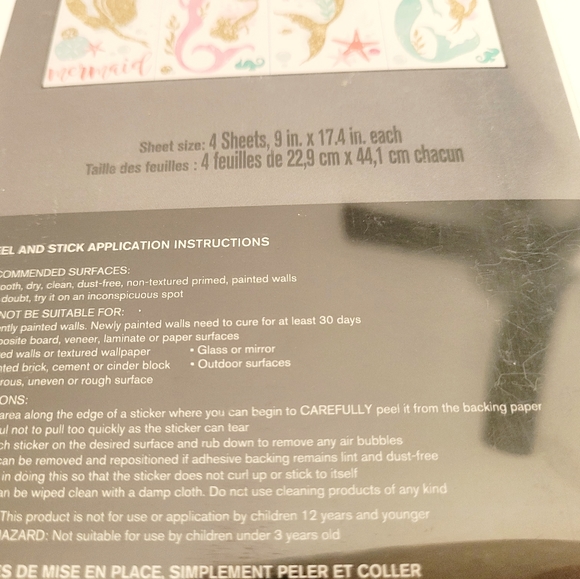 Mermaid Glitter Wall Decals - Picture 2 of 4